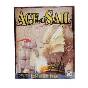Vintage 1996 TalonSoft Age of Sail PC Game Big Box Naval Combat Strategy Sim